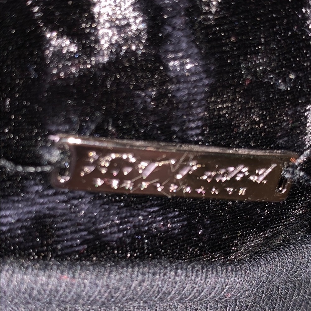 Betsey Johnson performance velvet turtle neck Sz-S - Picture 3 of 4